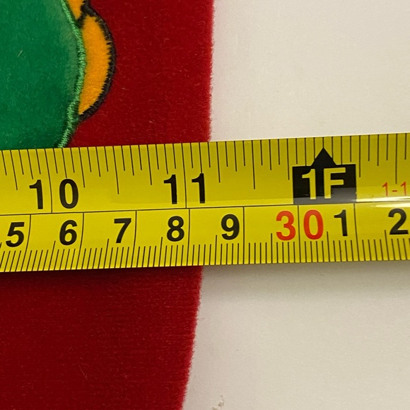 Vintage 1978 Garfield Cat Pookie Bear Stuff It Christmas Holiday Red 15”Stocking - Picture 10 of 10